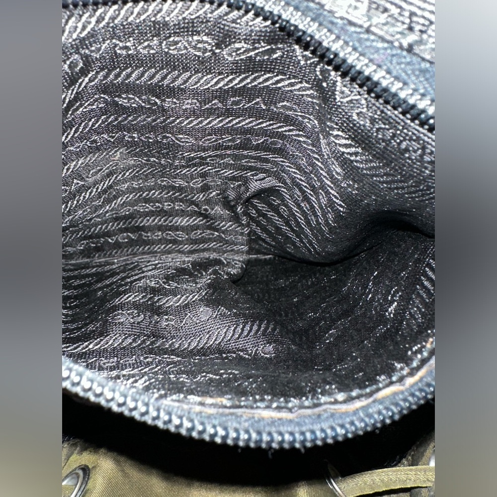 Prada Green Tessuto Nylon Backpack - Picture 4 of 16